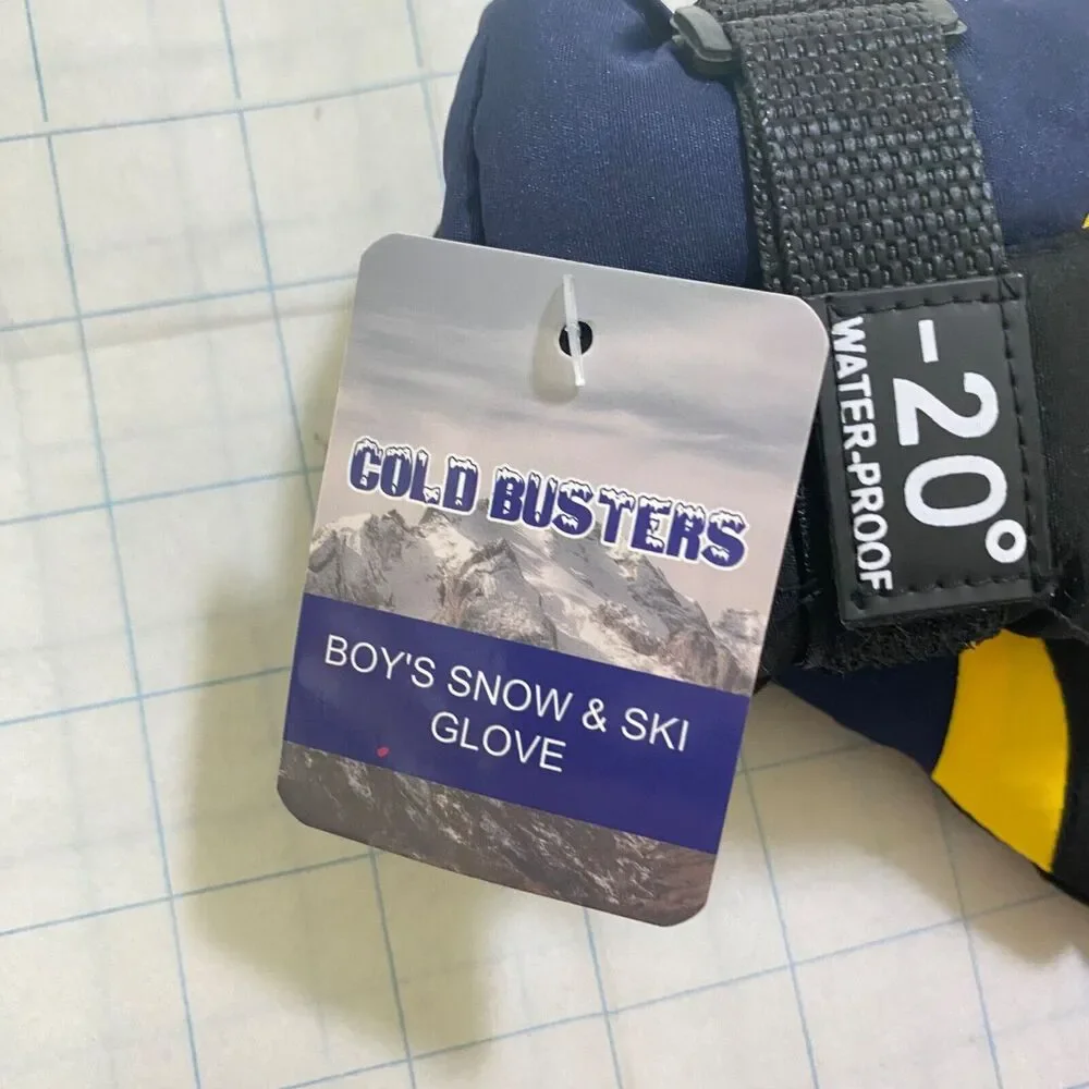 Boy's Size XS Toddler Winter Snow Gloves Cold Busters Multicolor Cold Weather